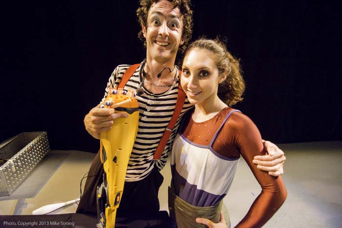 Circadelix - after the show, Jesse Horne and Simone Lazar